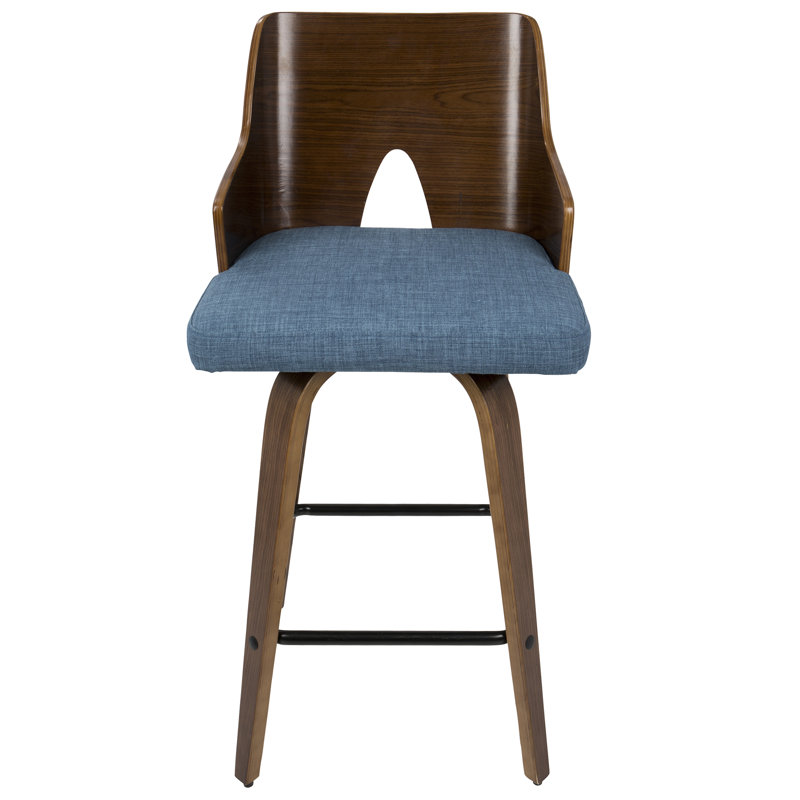 Brick & Barrow Moses Fixed Height Counter 66cm Swivel Bar Stool & Reviews Wayfair.co.uk